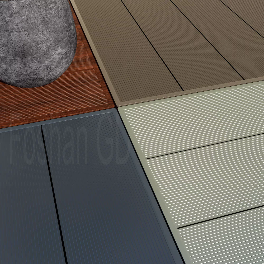 aluminum above ground pool decks Fireproof A2 outdoor waterproof garden floor boards balcony flooring