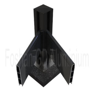 GD 6x6 Aluminium Post Eco Friendly Protection Außenaluminium t Fechten Post