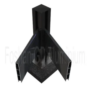 GD 6x6 aluminum post Eco Friendly Protection Outer Aluminum T Fencing Post