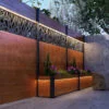Widely Used Composite Outdoor Wooden Fence Panels Aluminum