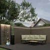 Widely Used Privacy Fence Panels / Powder Coated Metal Aluminium Fence Black
