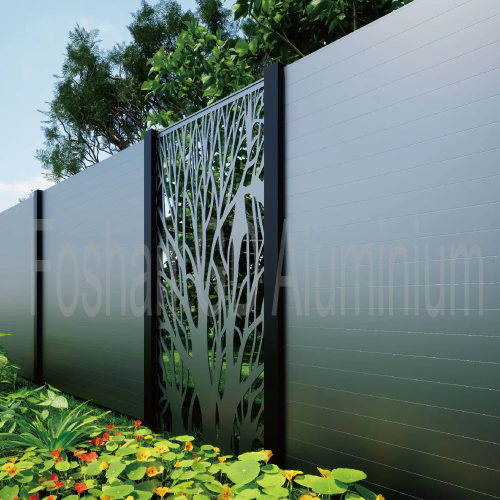 aluminum fence screens