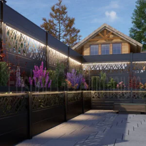 Outdoor LED Fence Panels for Home and Commercial Use