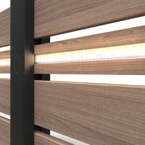 Durable LED Fence Panels with Galvanized Steel