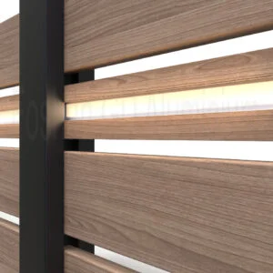 Paneles de valla LED duradera con acero galvanizado