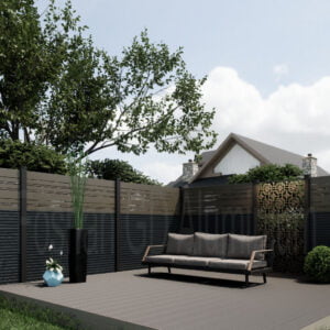 Dolce Fence Panels with Artistic Hollowed Design