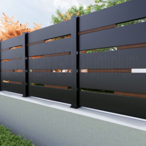 Hollowed Classico Fence Durable Galvanized Steel Panels