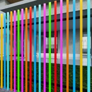 Durable Retro Fence Design for Timeless Elegance