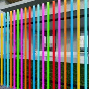 Slitstark retro staketdesign för tidlös elegans