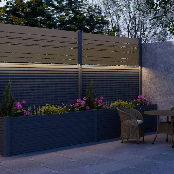 LED-Zaun für helle und sichere Außenbereiche