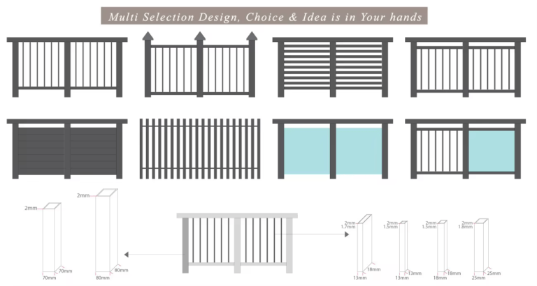 Front Porch Balcony Railing Designs