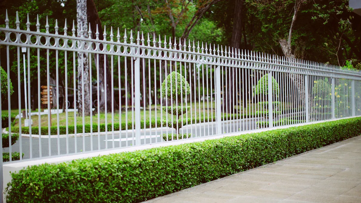 أسوار خصوصية الألومنيوم مقارنة مع سياج الخشب والفينيل