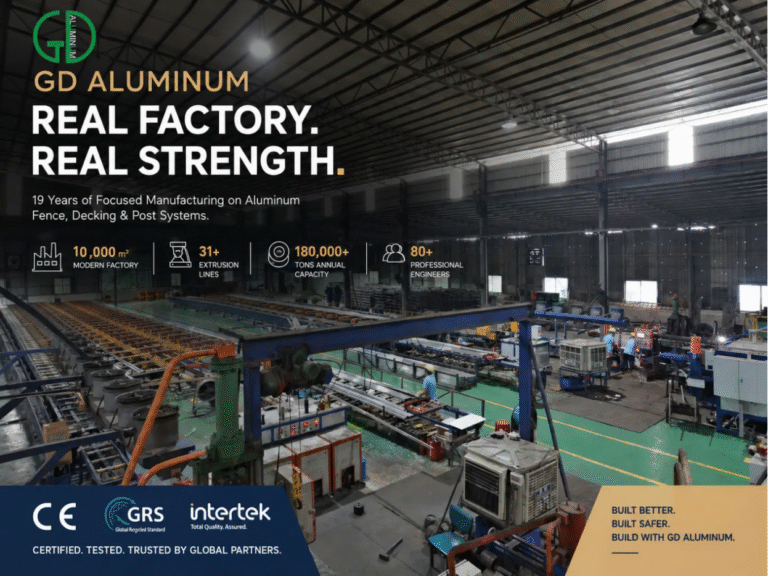 Werksnormen für Aluminiumzäune und Aluminiumterrassen: Audit-Leitfaden für den besten chinesischen Lieferanten und Architekturhersteller